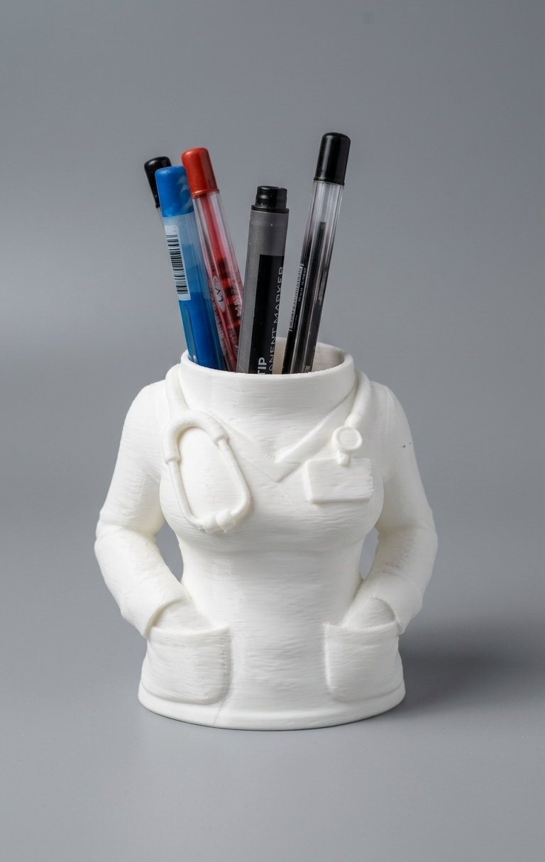 The "Healer's Desk" 3D-Printed Medical Pen Holder